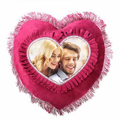 Бежевая подушка-сердце. В наличии. Доставка Новой почтой.