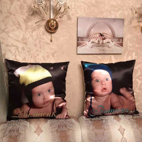 Подушка с фотографиями для любимого