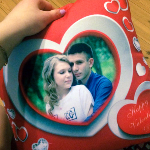 Подушка с фотографиями